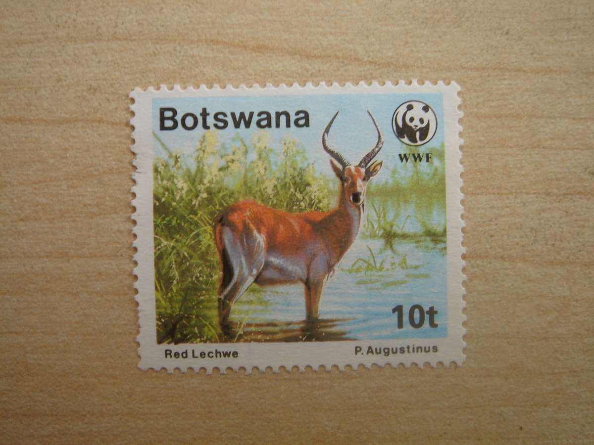 1988 Botswana - WWF - Red Lechwe 10t used, stamped