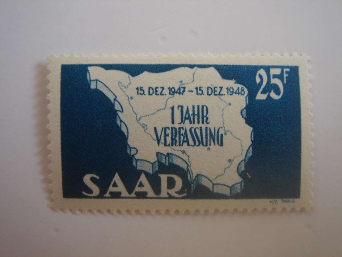 1948 Saarland MiNr 261 Type I MNH