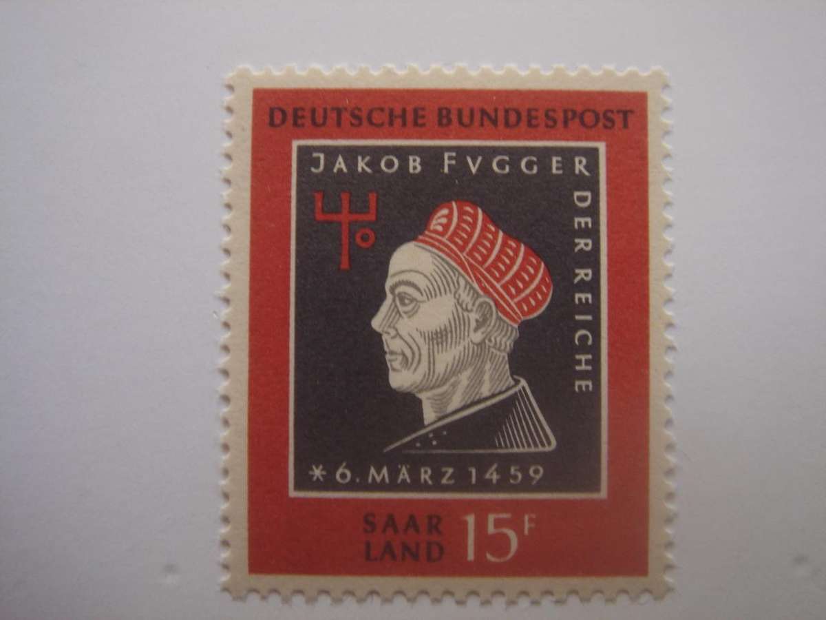 1959 Saarland MiNr 445 MNH