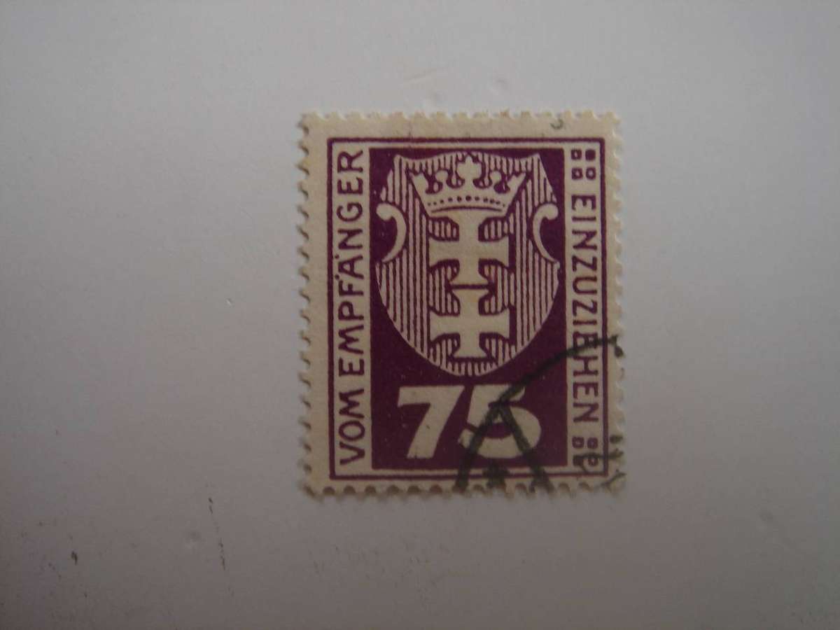 1922 Danzig Portomarken MiNr 5 used, stamped