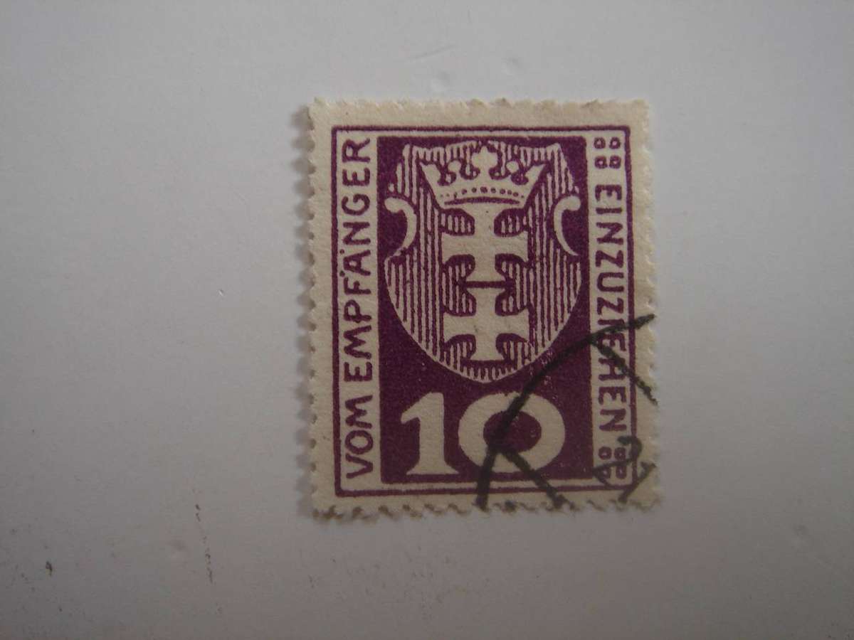 1921 Danzig Portomarken MiNr 1 a used, stamped