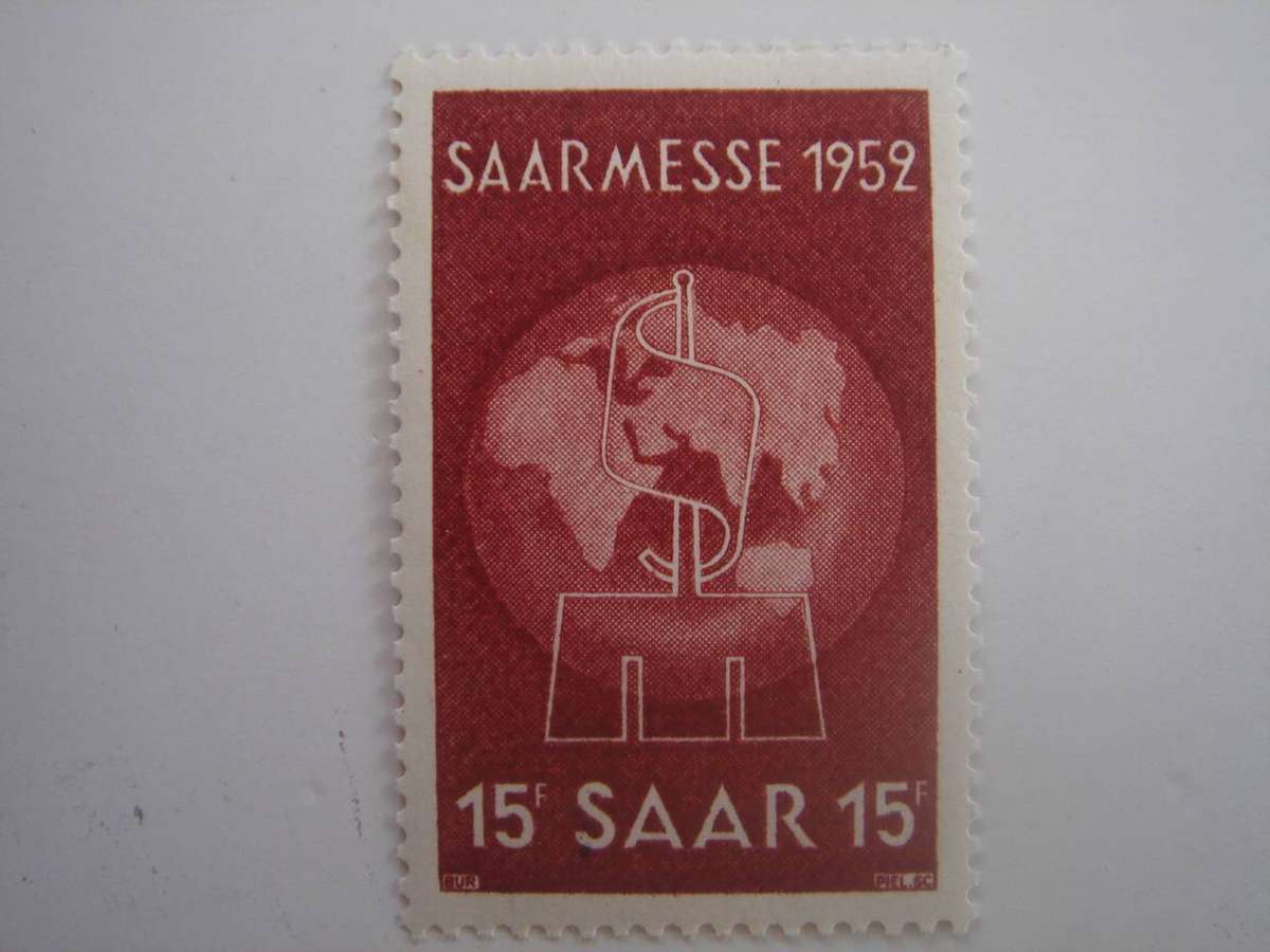 1952 Saarland MiNr 317 MNH