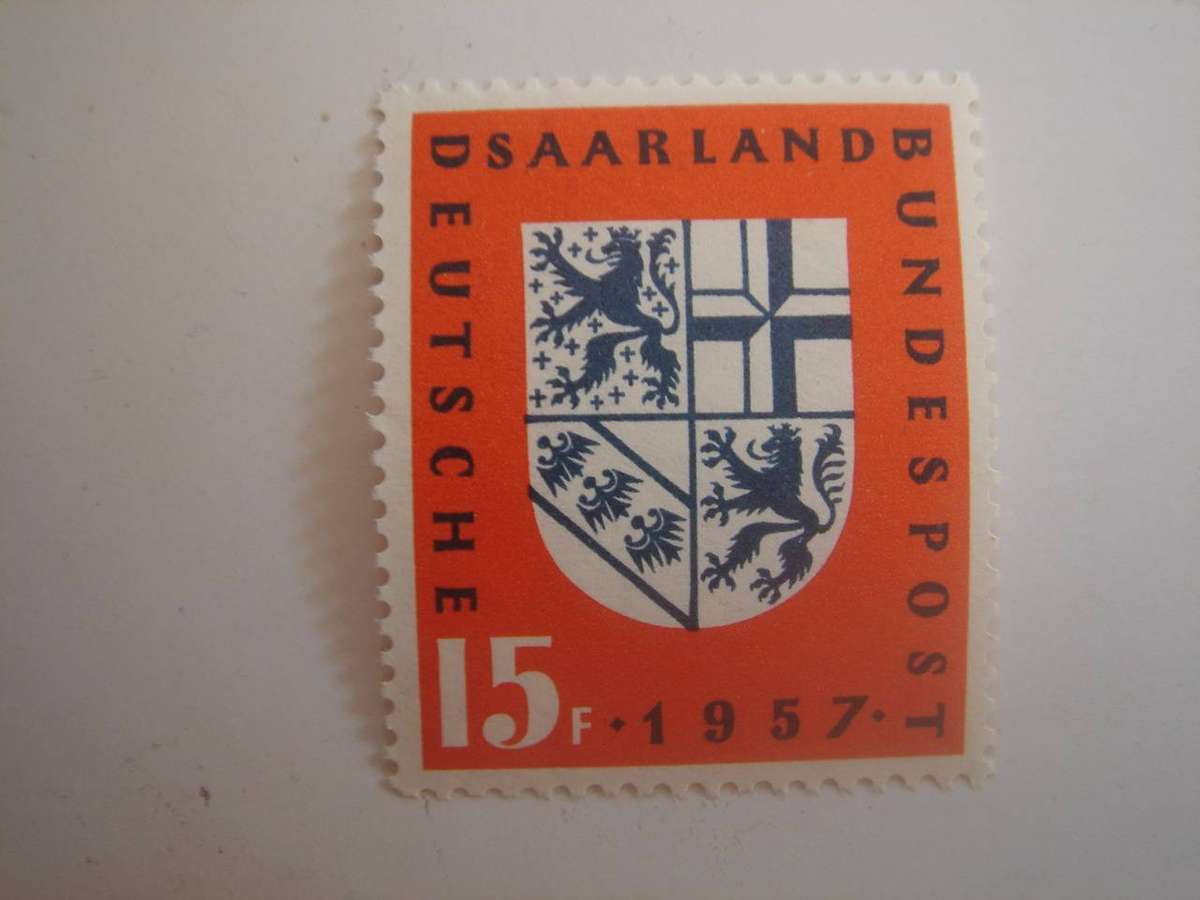 1957 Saarland MiNr 379 MNH