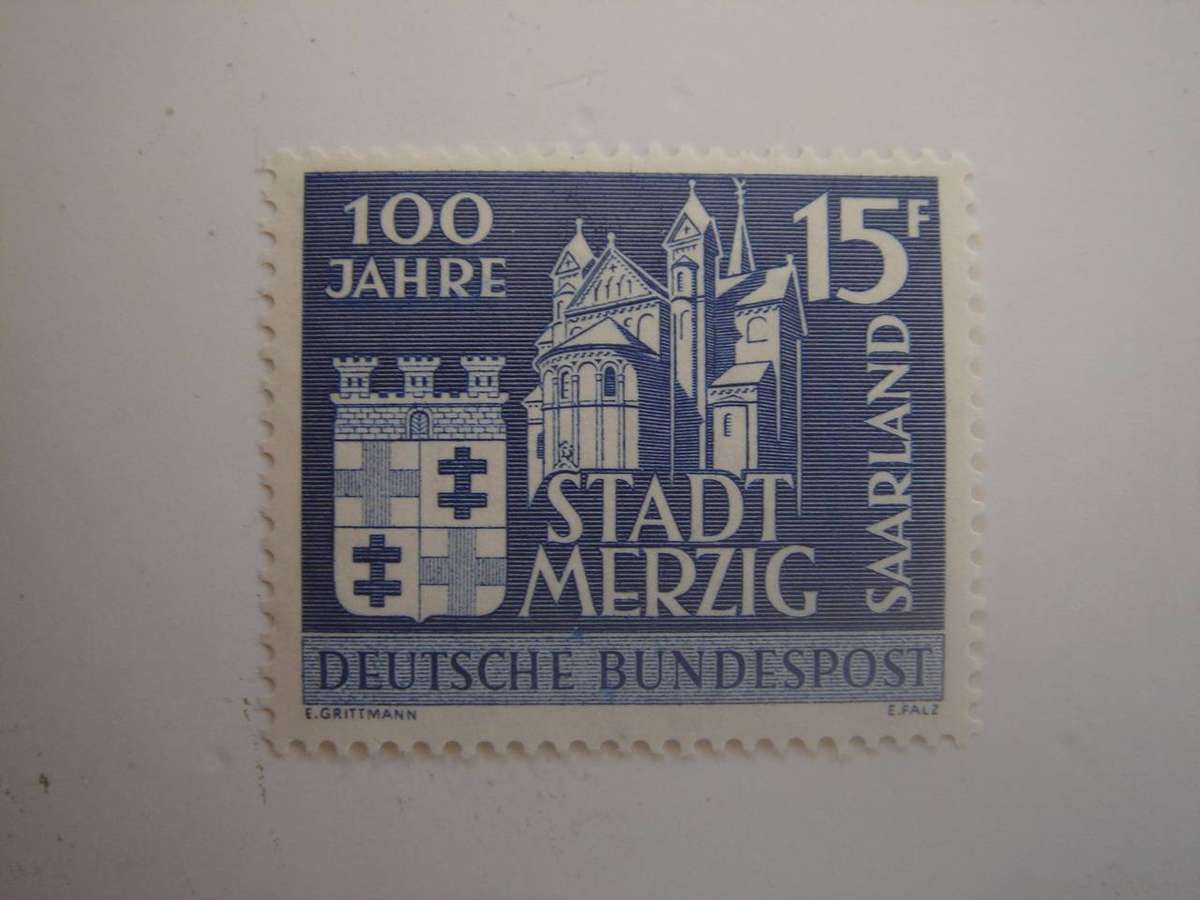 1957 Saarland MiNr 401 MNH