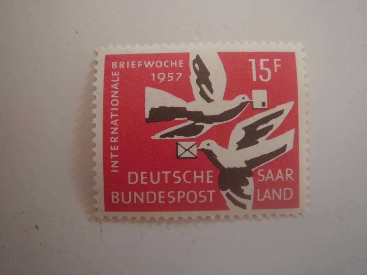 1957 Saarland MiNr 408 MNH