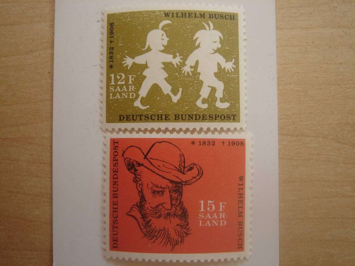 1958 Saarland MiNr 429-430 MNH