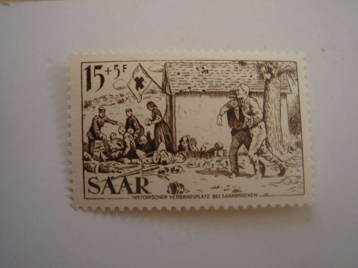 1956 Saarland MiNr 370 MNH
