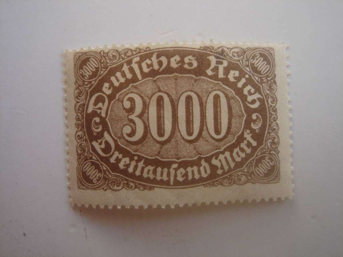 1923 Deutsches Reich MiNr 254 a mint, hinged