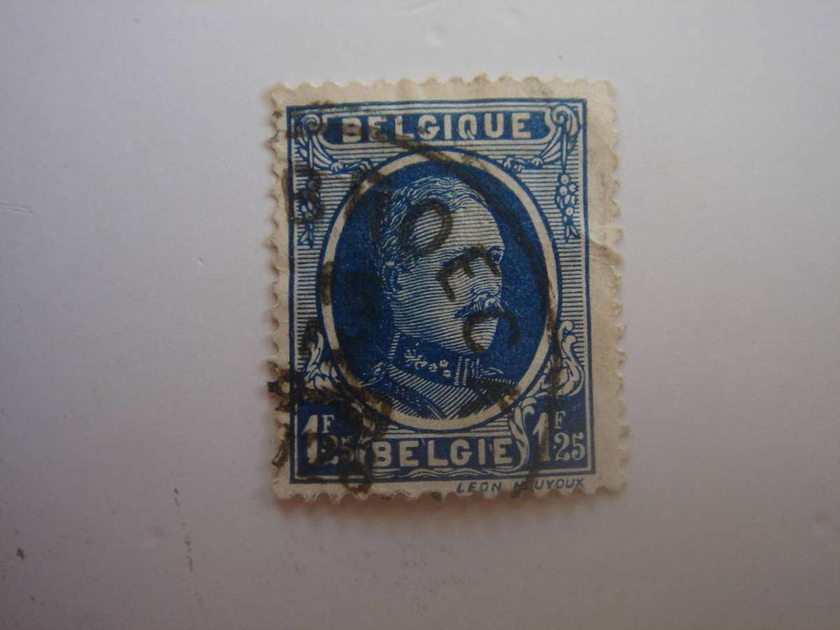 1922 Belgium - King Albert I - SG368 used, stamped