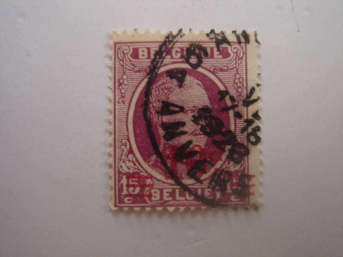 1927 Belgium - Albert I optd - SG435 used, stamped