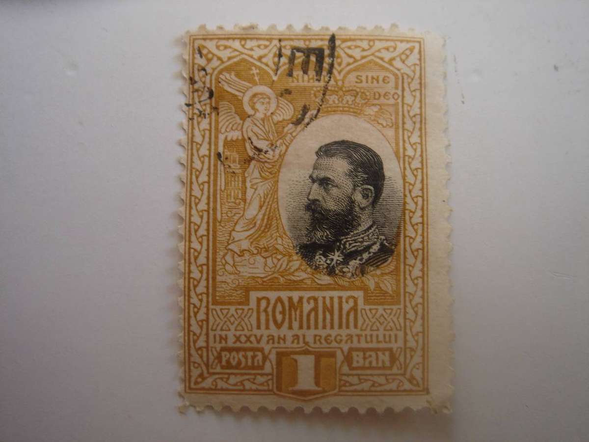 1906 Romania - Kingdom Anniversary - SG493 used, stamped