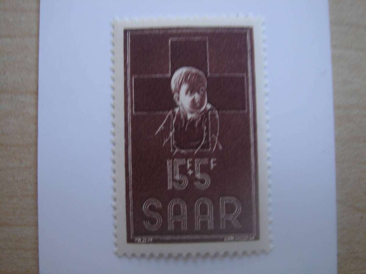 1954 Saarland MiNr 350 MNH