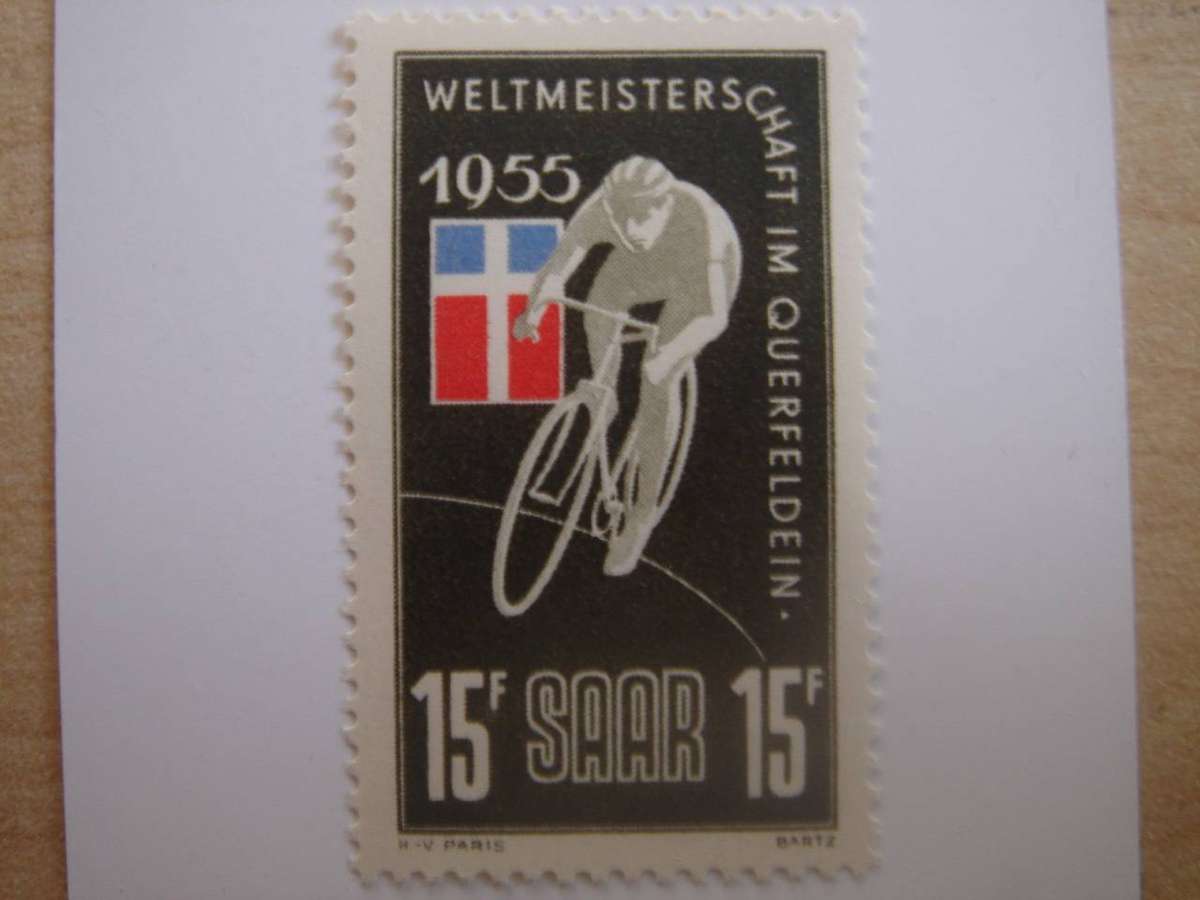 1955 Saarland MiNr 357 MNH