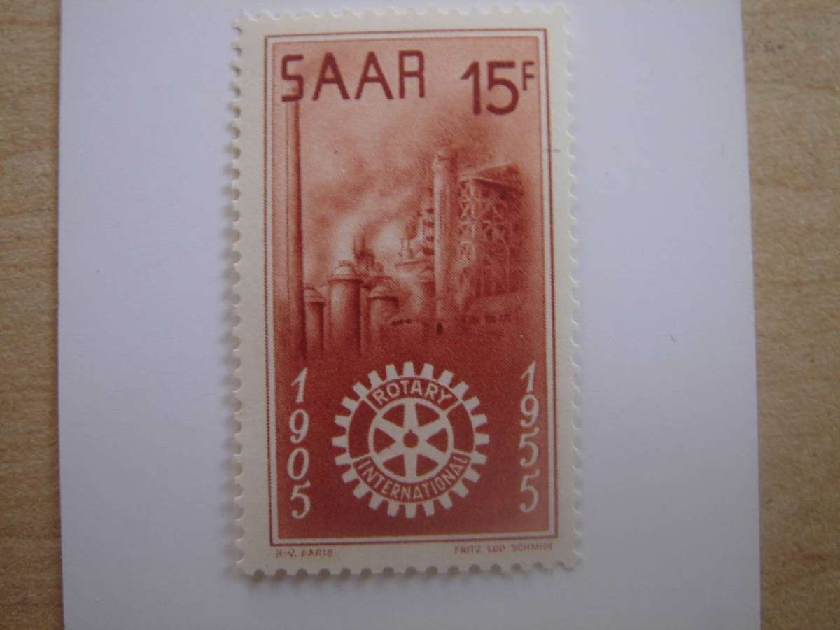 1955 Saarland MiNr 358 MNH