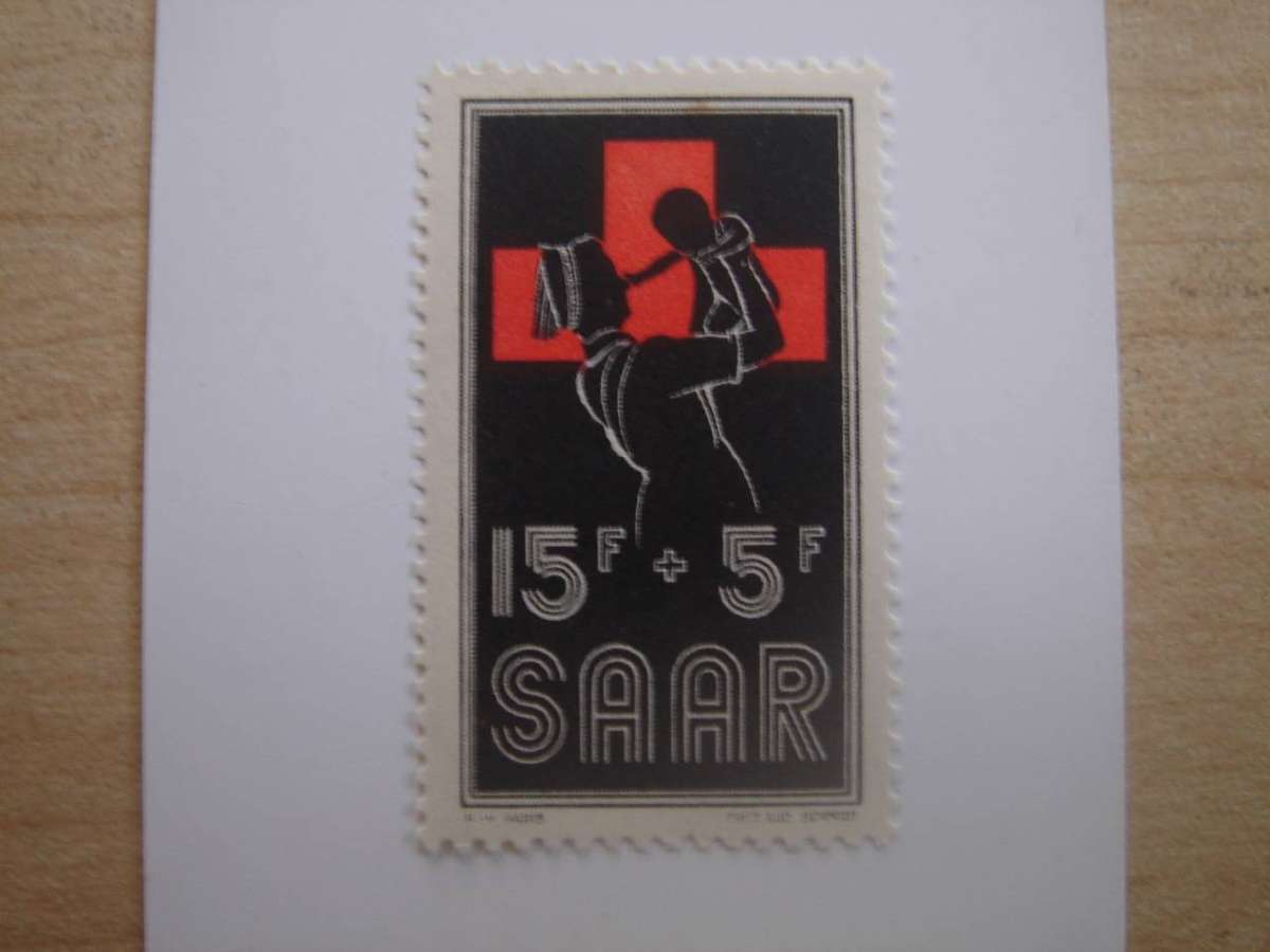 1955 Saarland MiNr 360 MNH