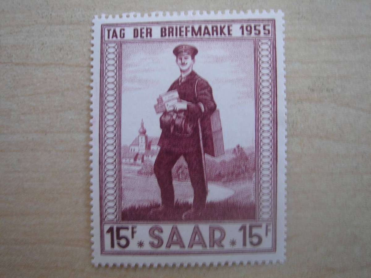 1955 Saarland MiNr 361 MNH