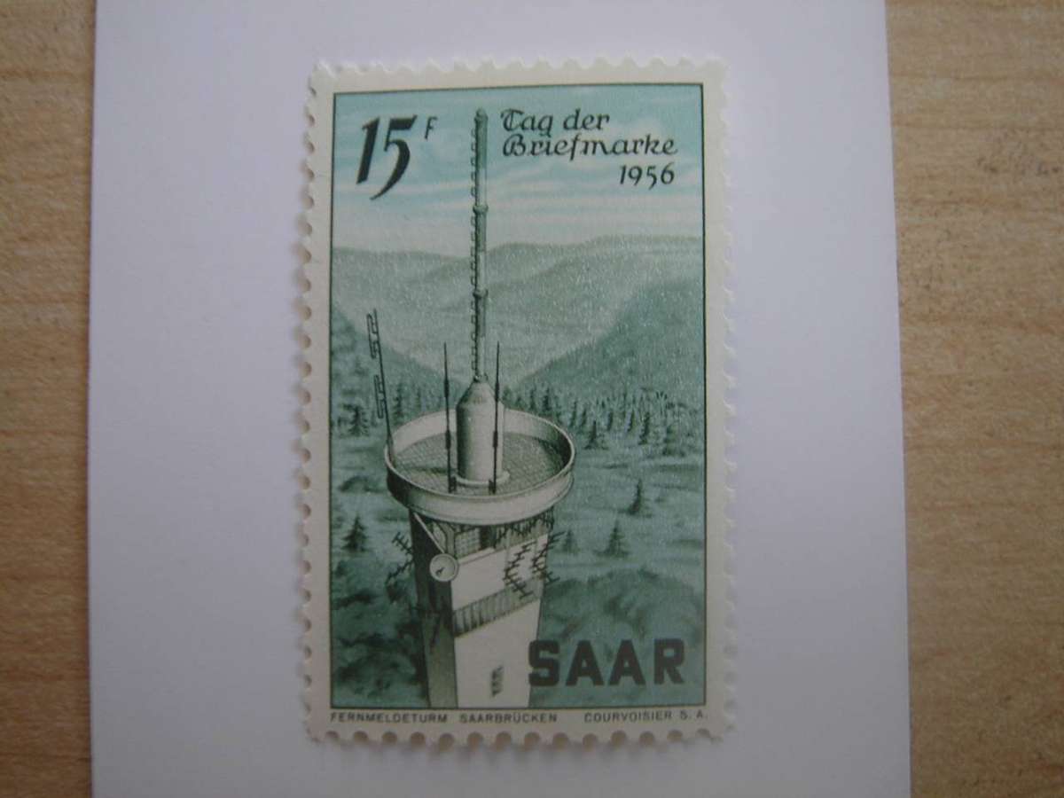 1956 Saarland MiNr 369 MNH