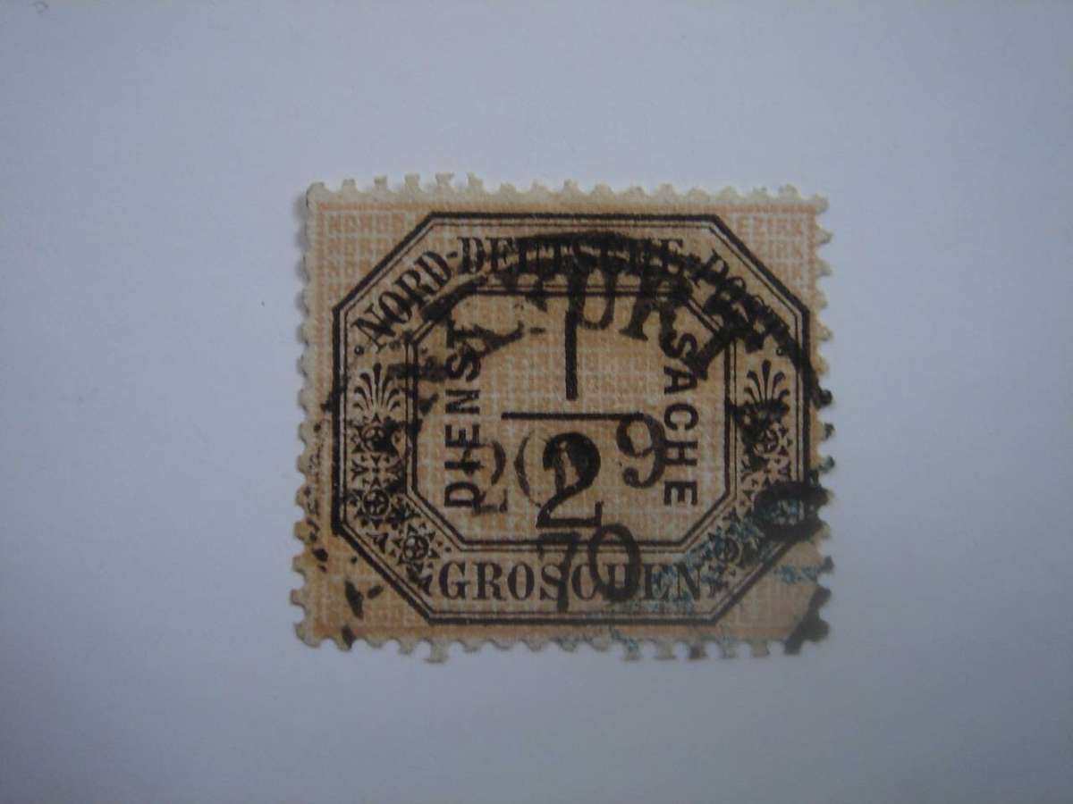 1870 Norddeutscher Postbezirk Dienstmarke MiNr 3 used, stamped