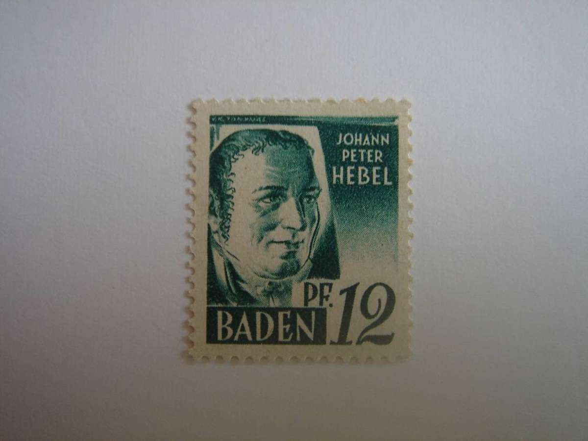 1947 FBZ - Baden MiNr 4 v w I MNH