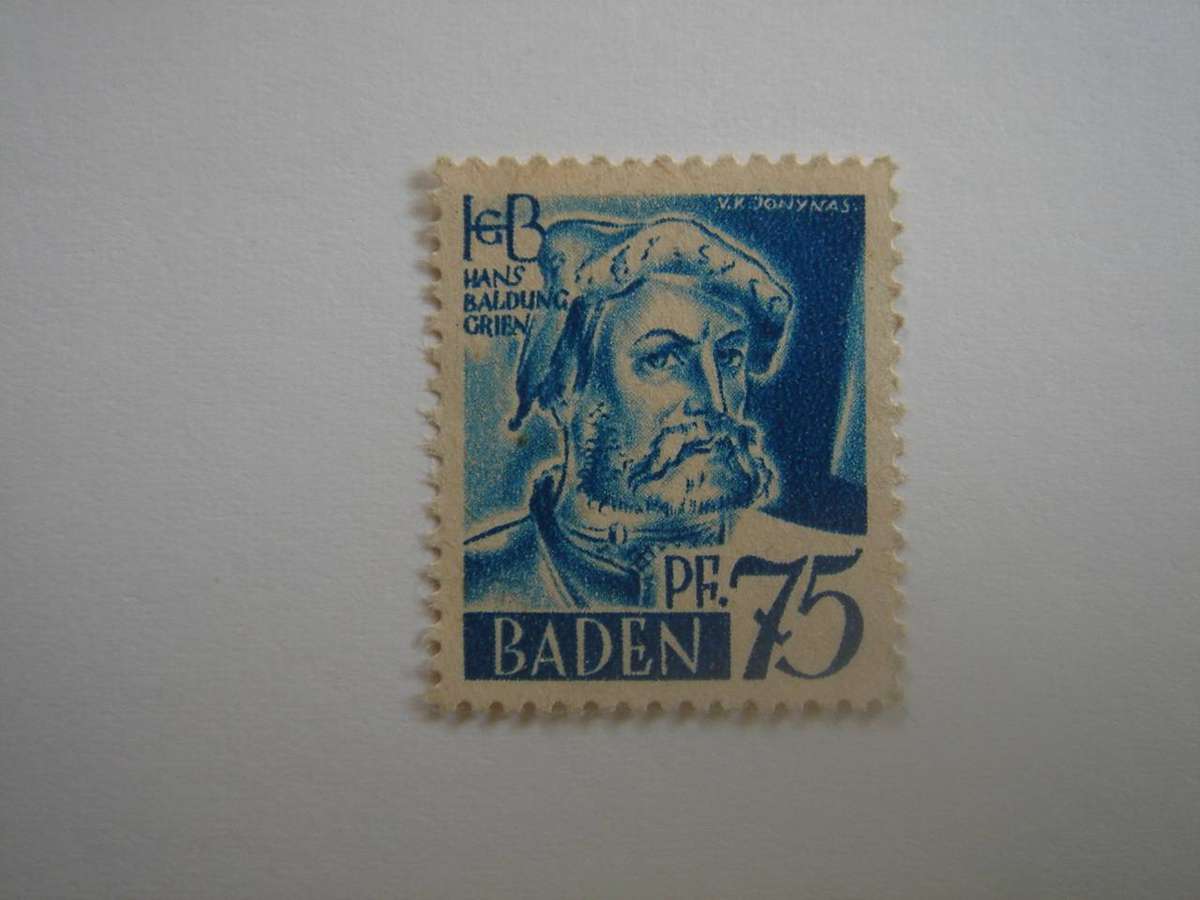 1947 FBZ - Baden MiNr 11 v w I mint, hinged