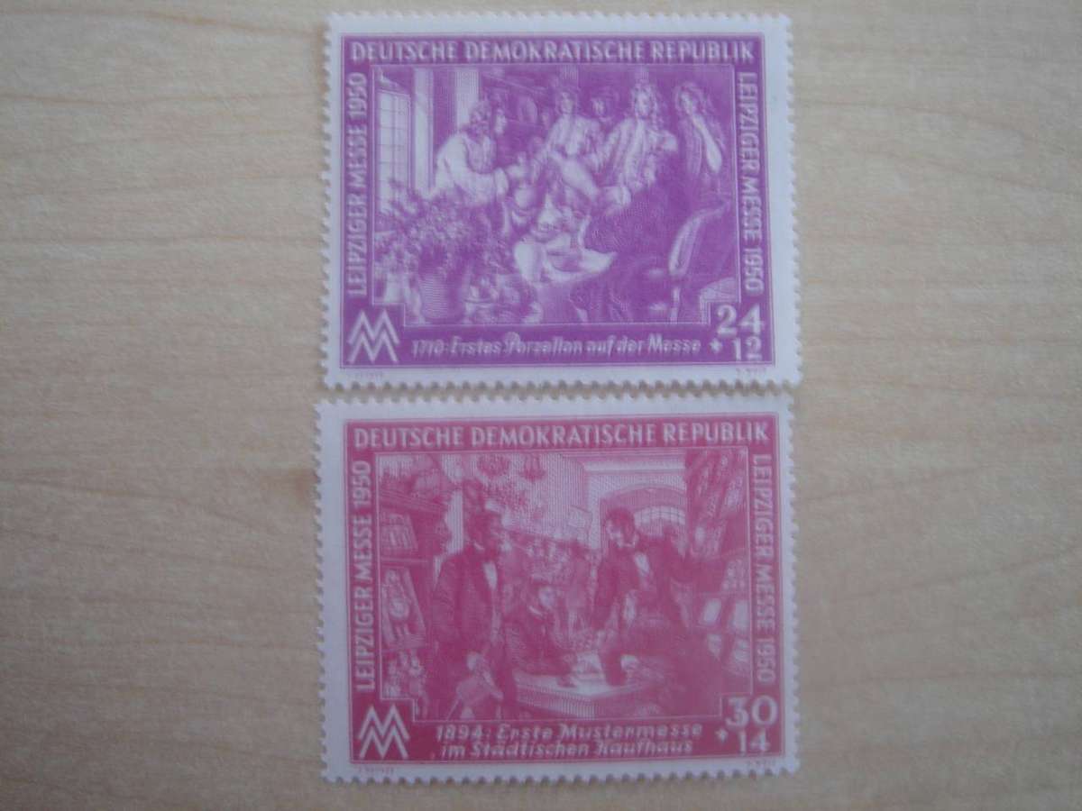 1950 DDR MiNr 248-249 mint, hinged
