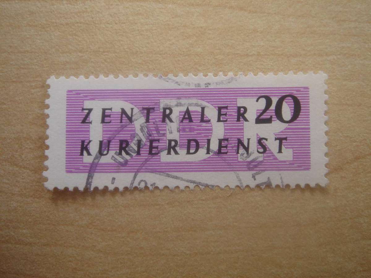 1956 DDR ZKD MiNr 7 X used, stamped
