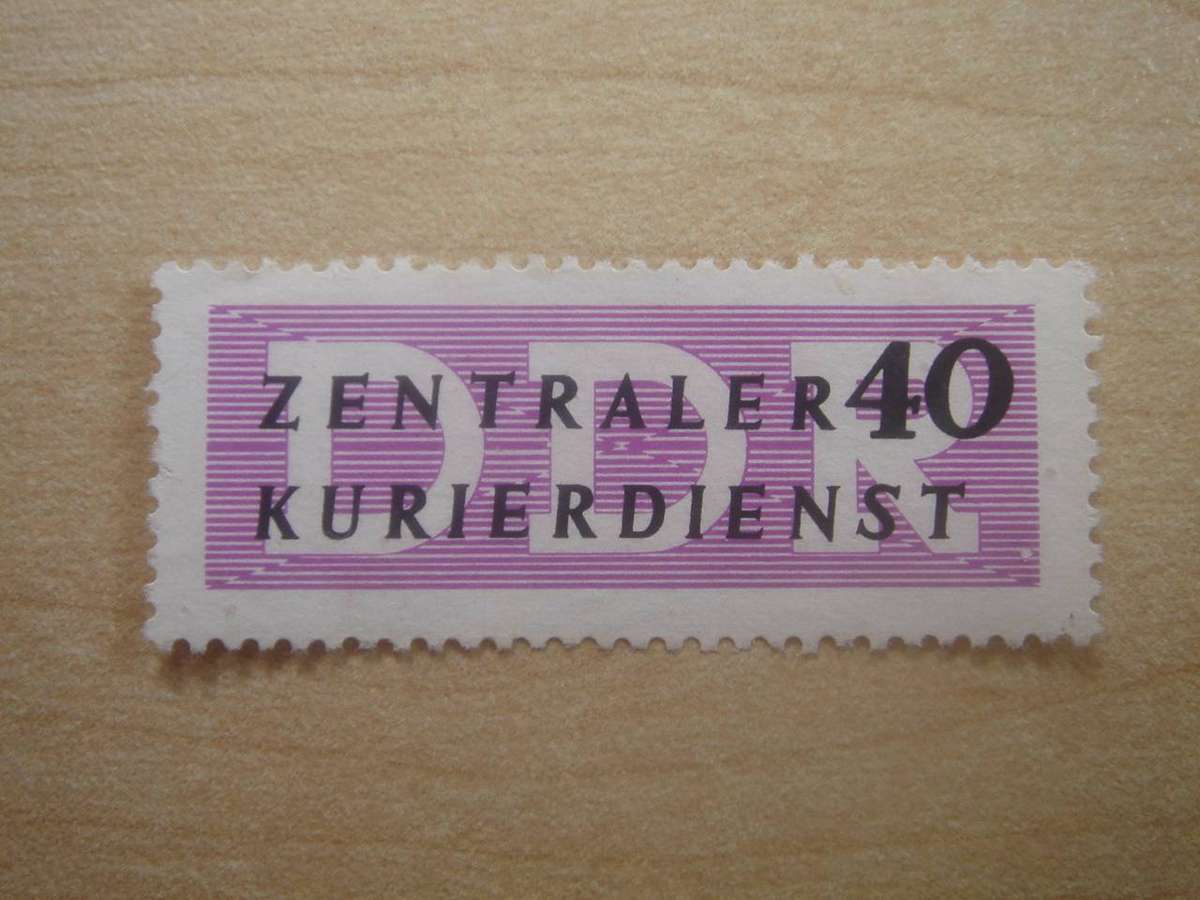 1956 DDR ZKD MiNr 8 X used, not stamped