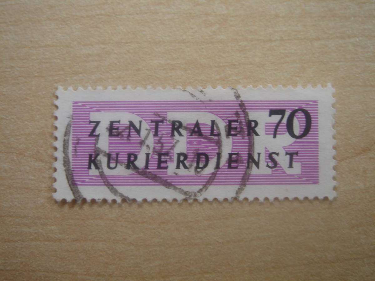 1956 DDR ZKD MiNr 9 X used, stamped