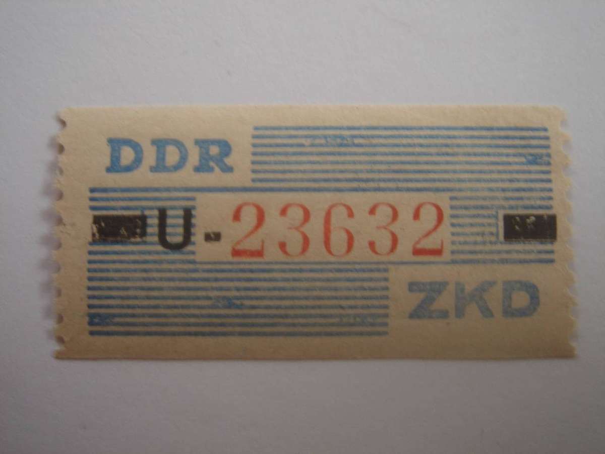 1960 DDR ZKD MiNr III MNH not issued