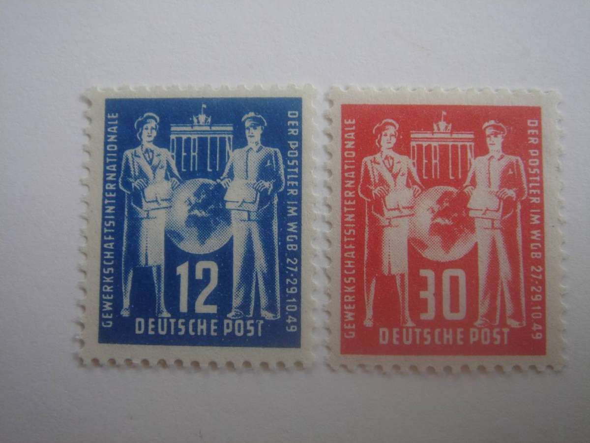 1949 DDR - MiNr 243-244 mint, hinged