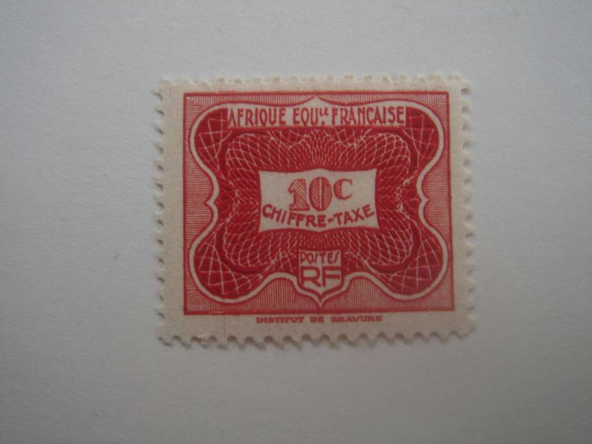 1947 French Equatorial Africa - SG D257 mint, hinged