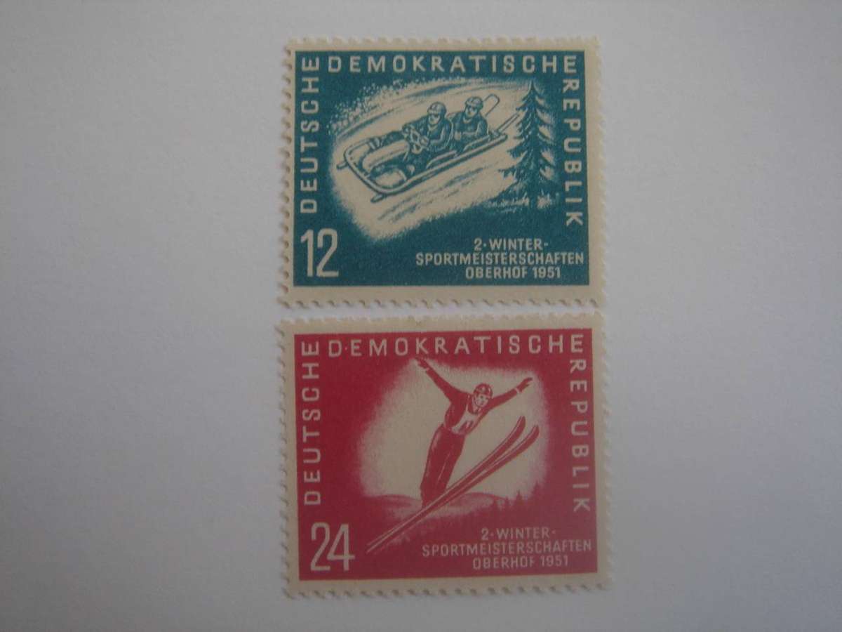 1951 DDR MiNr 280-281 mint, hinged