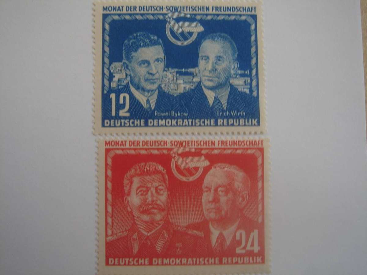 1951 DDR MiNr 296-297 mint, hinged