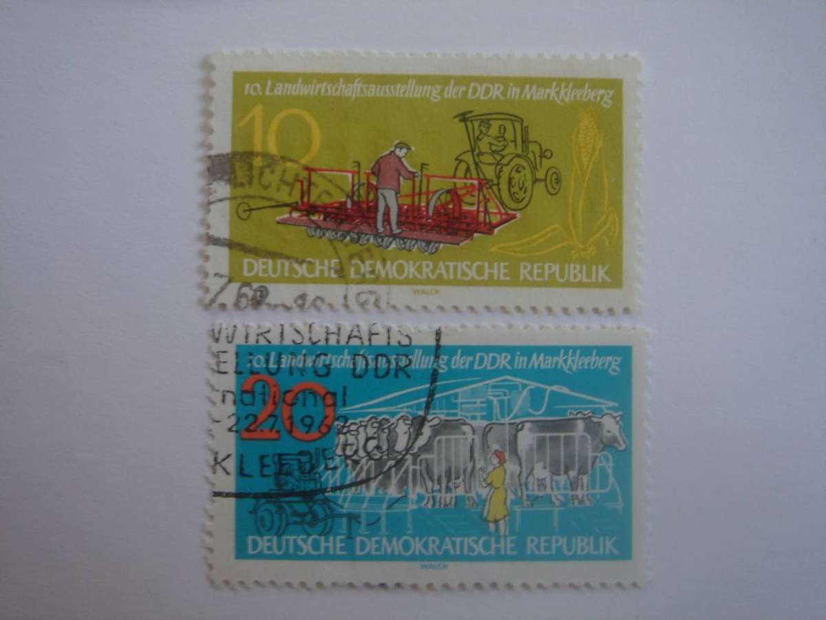 1962 DDR MiNr 895-896 used, stamped