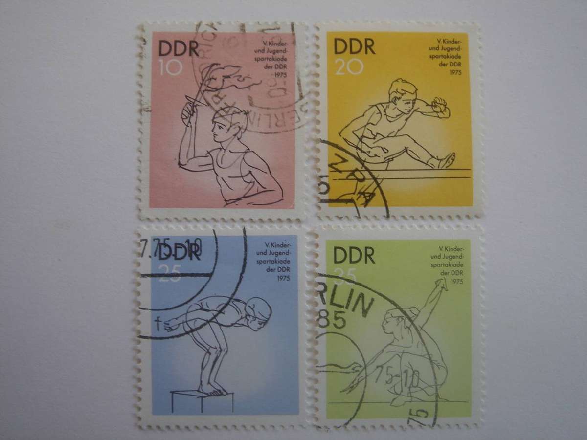 1975 DDR MiNr 2065-2068 used, stamped