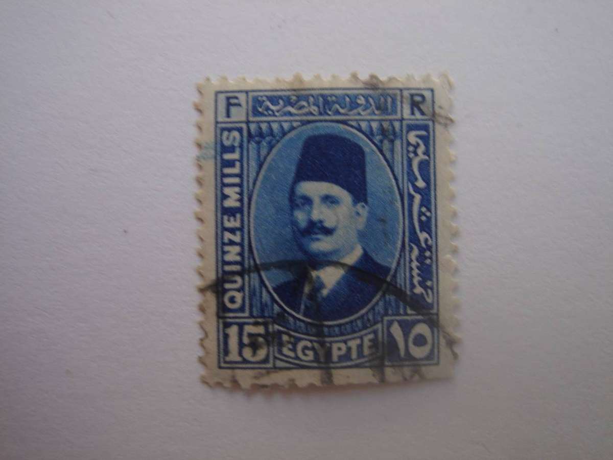 1927 Egypt - Kind Fuad I - SG160a used, stamped