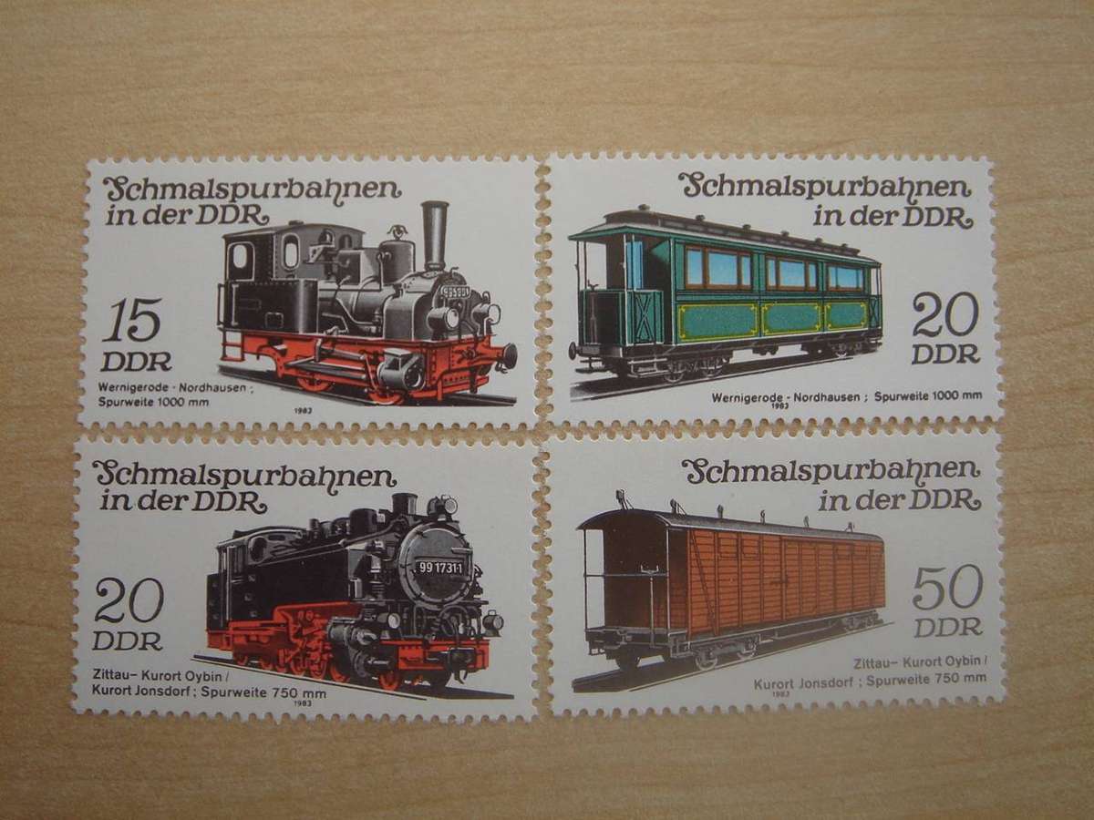 1983 DDR Railways MiNr 2792-2795 MNH