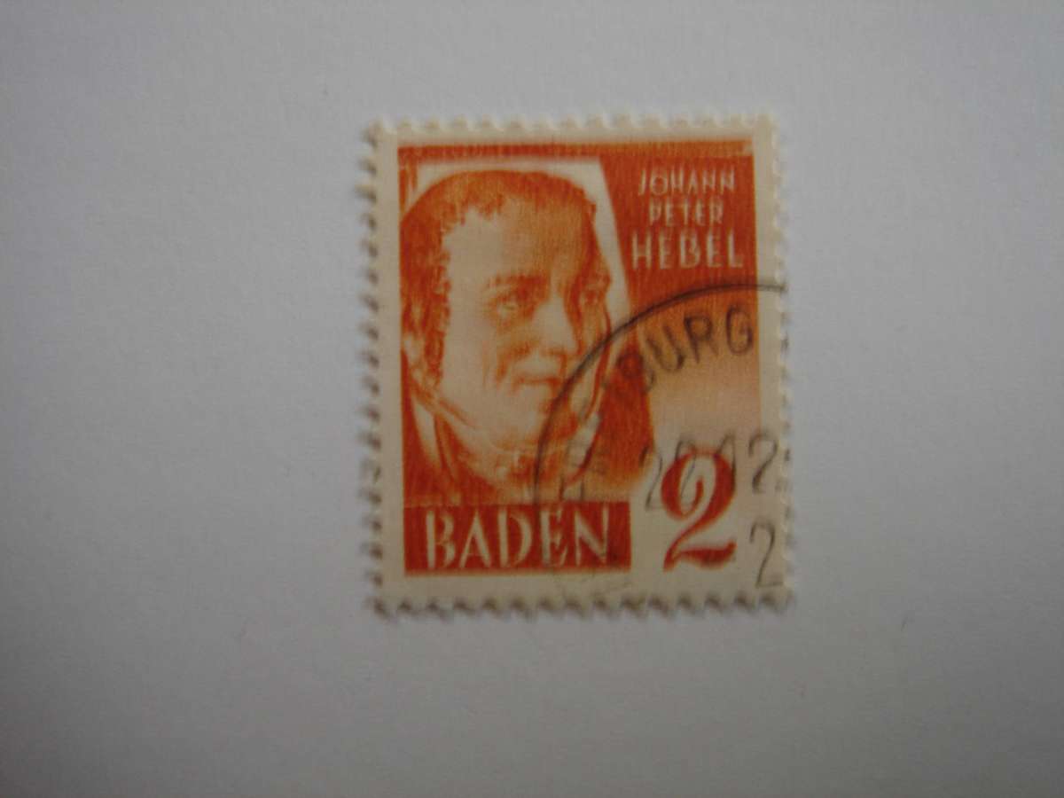 1948 FBZ - Baden MiNr 28 y a I used, stamped