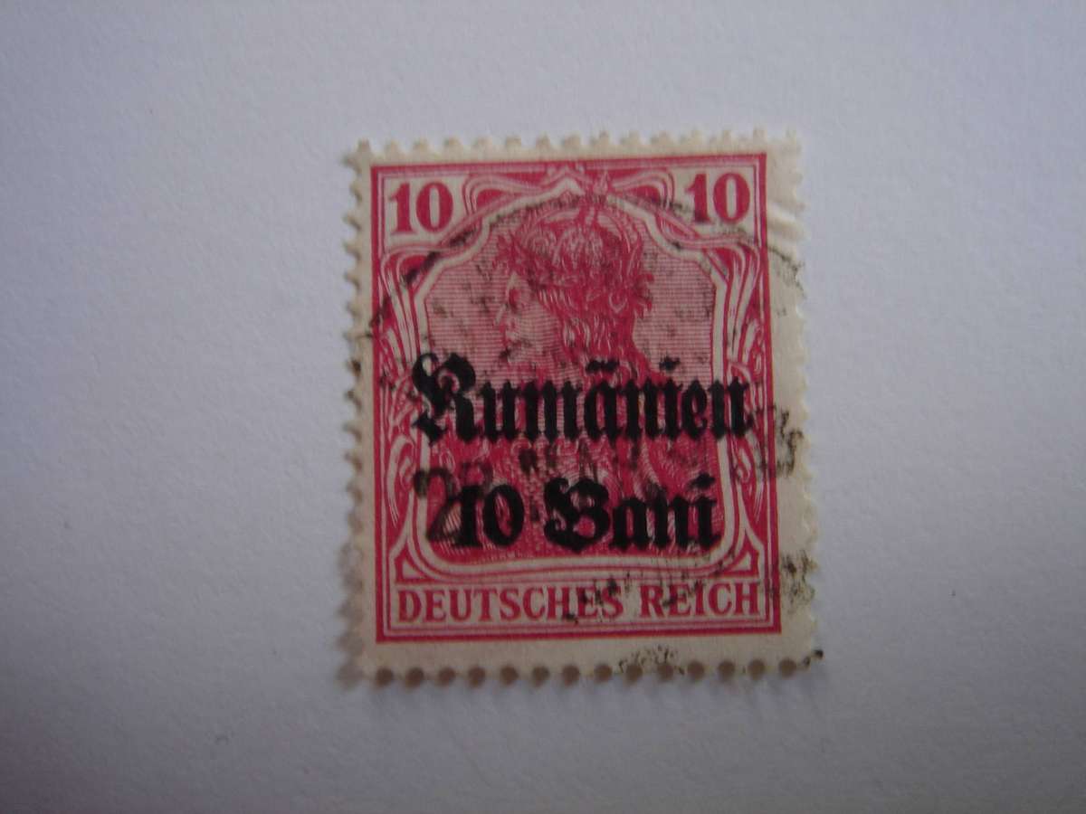 1918 Deutsches Reich - Romania MiNr 9 a used, stamped