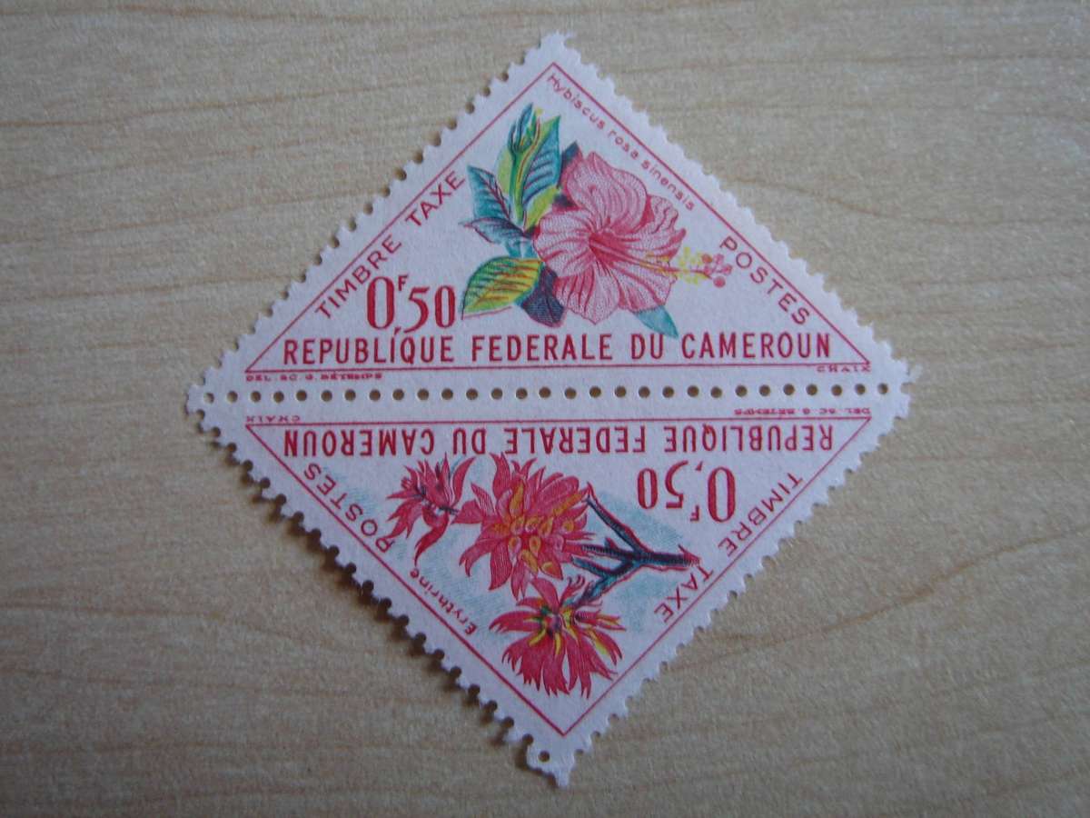 1963 Cameroun - Postage Due Stamps - SG D342-343 mint, hinged