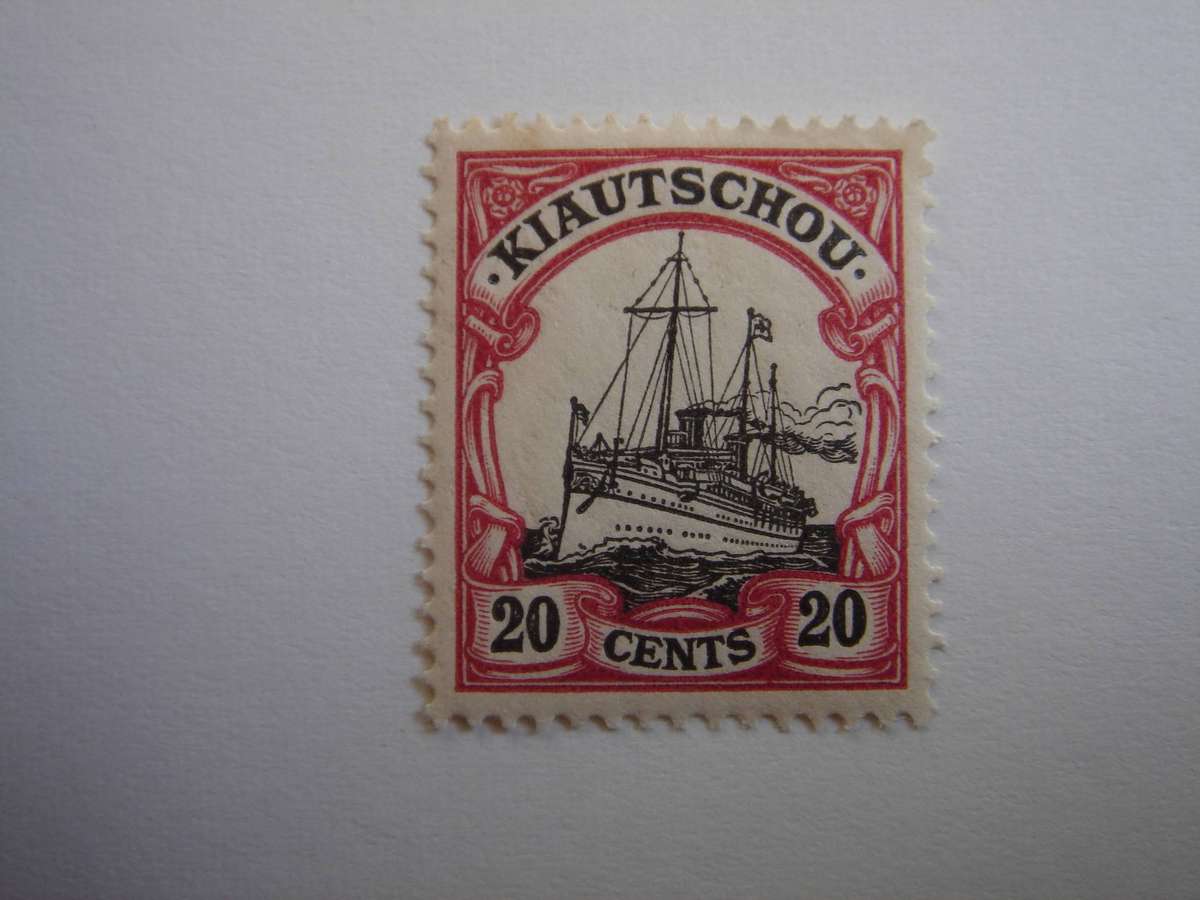 1908 Deutsche Kolonien - Kiautschou MiNr 32 I mint, hinged