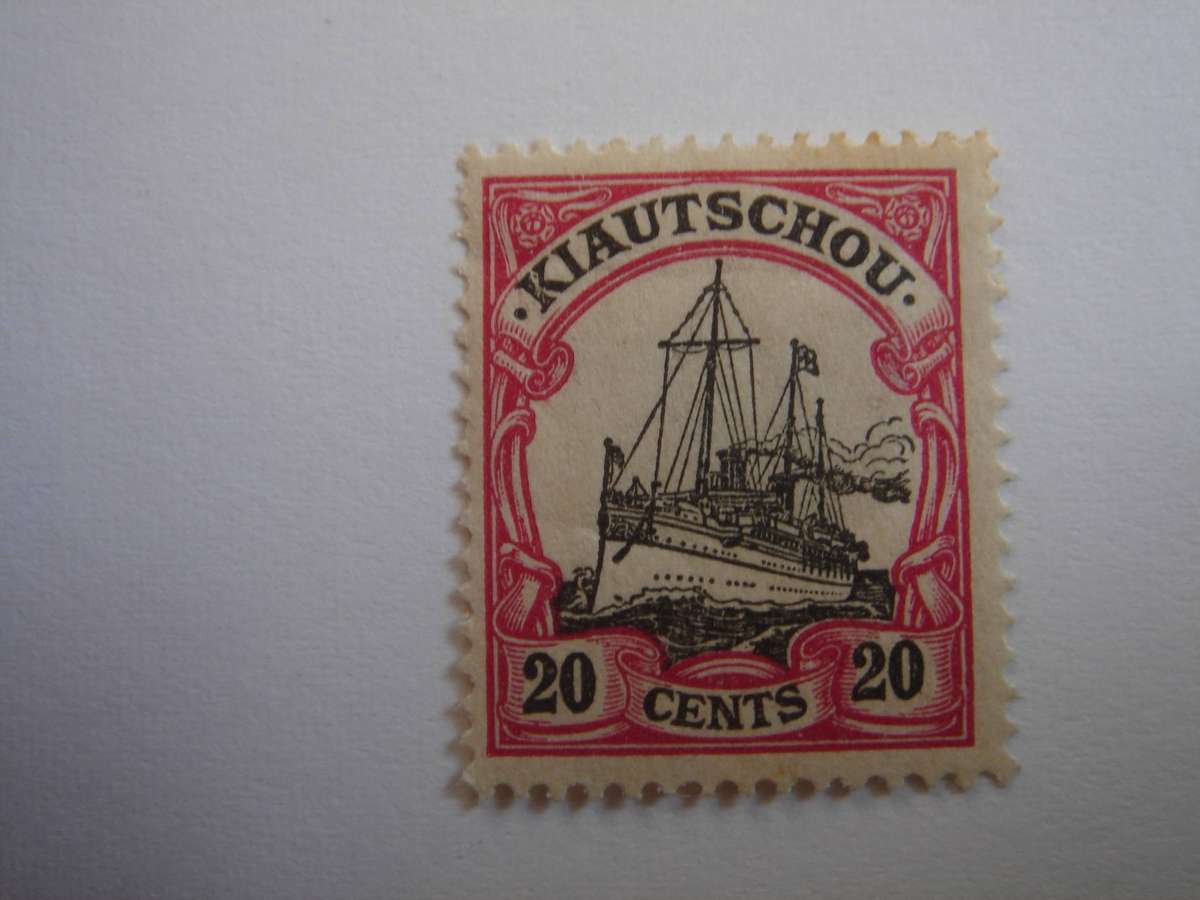 1918 Deutsche Kolonien - Kiautschou MiNr 32 II mint, hinged