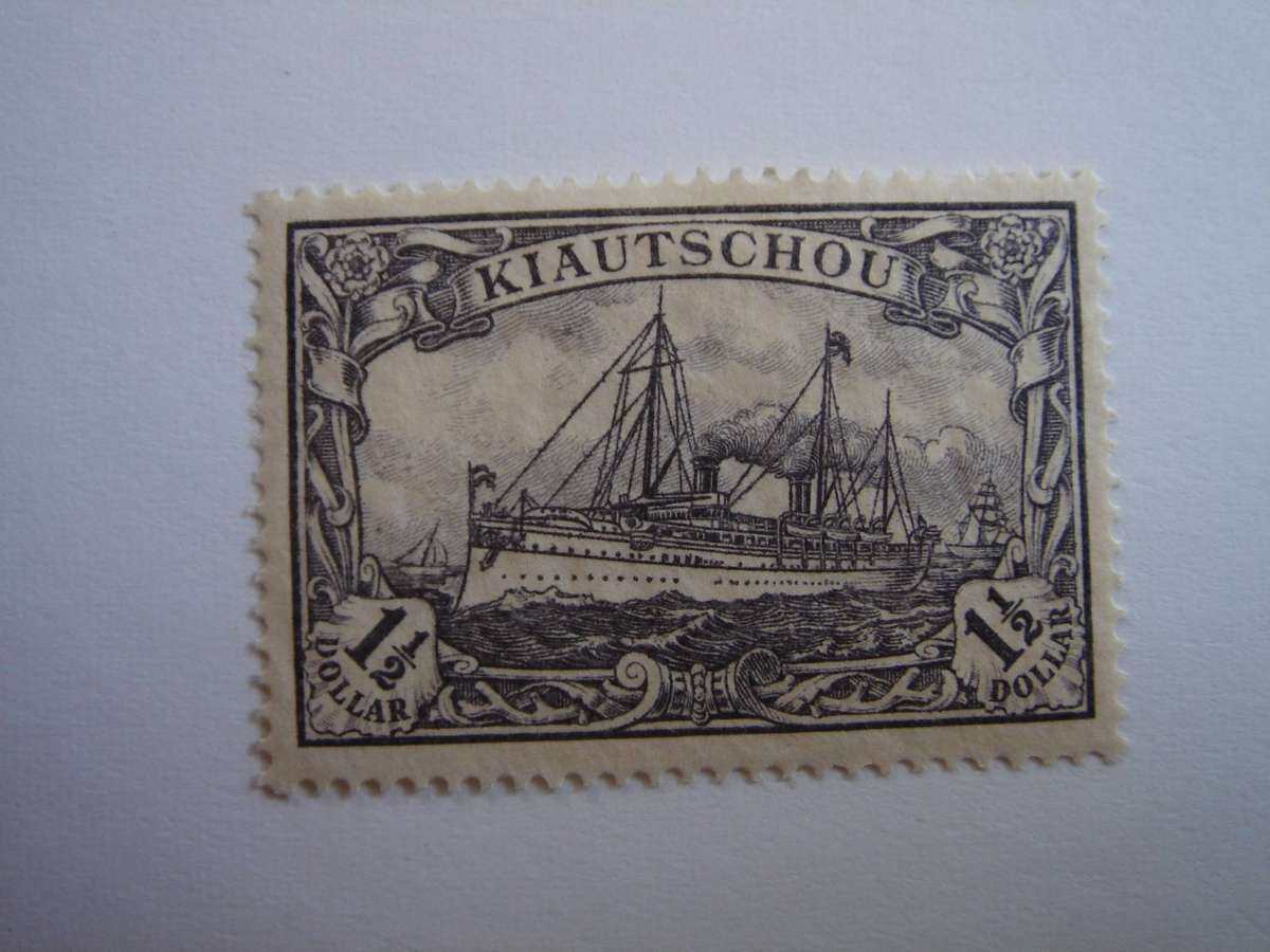 1919 Deutsche Kolonien - Kiautschou MiNr 36 II B mint, hinged