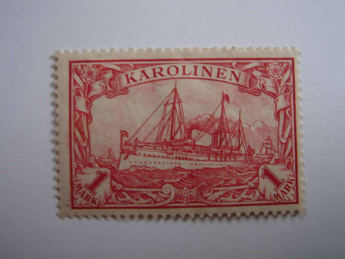 1900 Deutsche Kolonien - Karolinen MiNr 16 mint, hinged