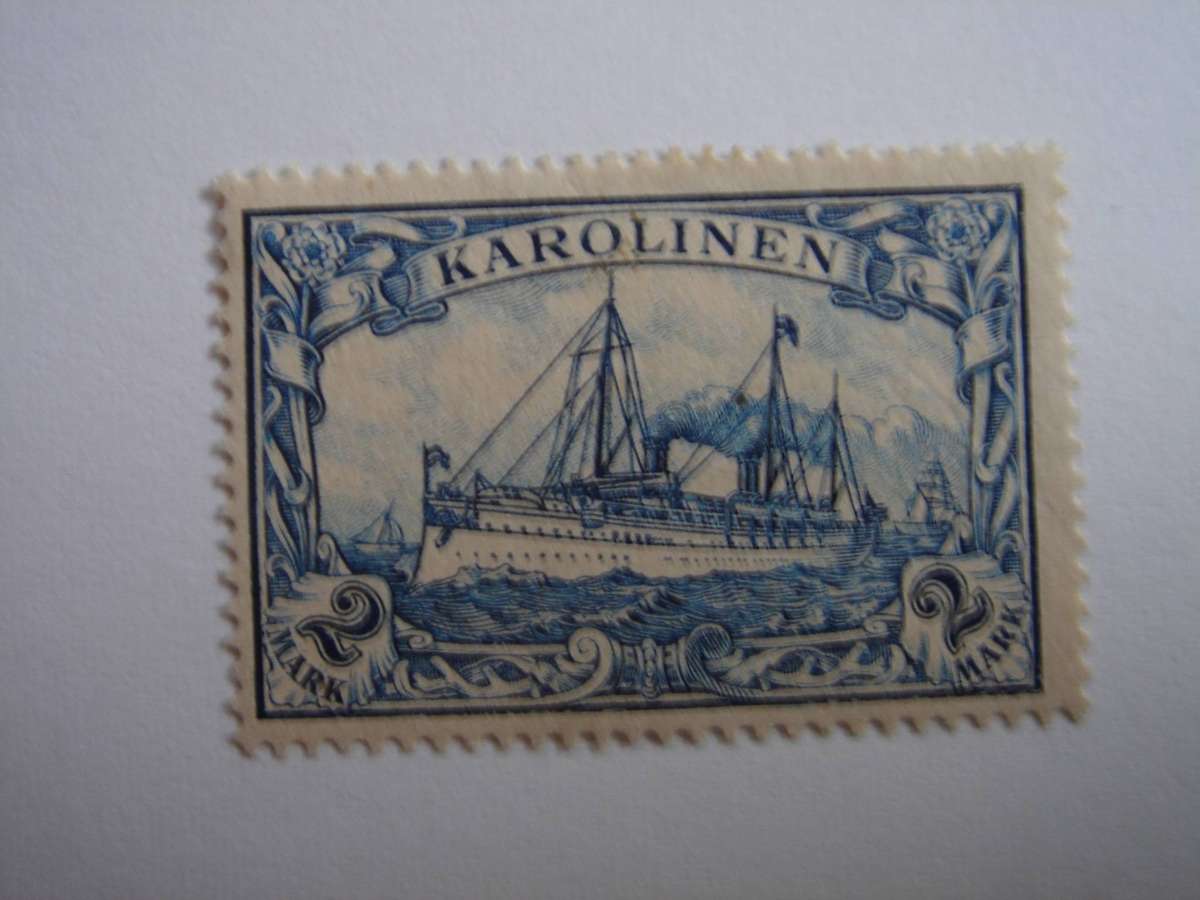 1900 Deutsche Kolonien - Karolinen MiNr 17 mint, hinged