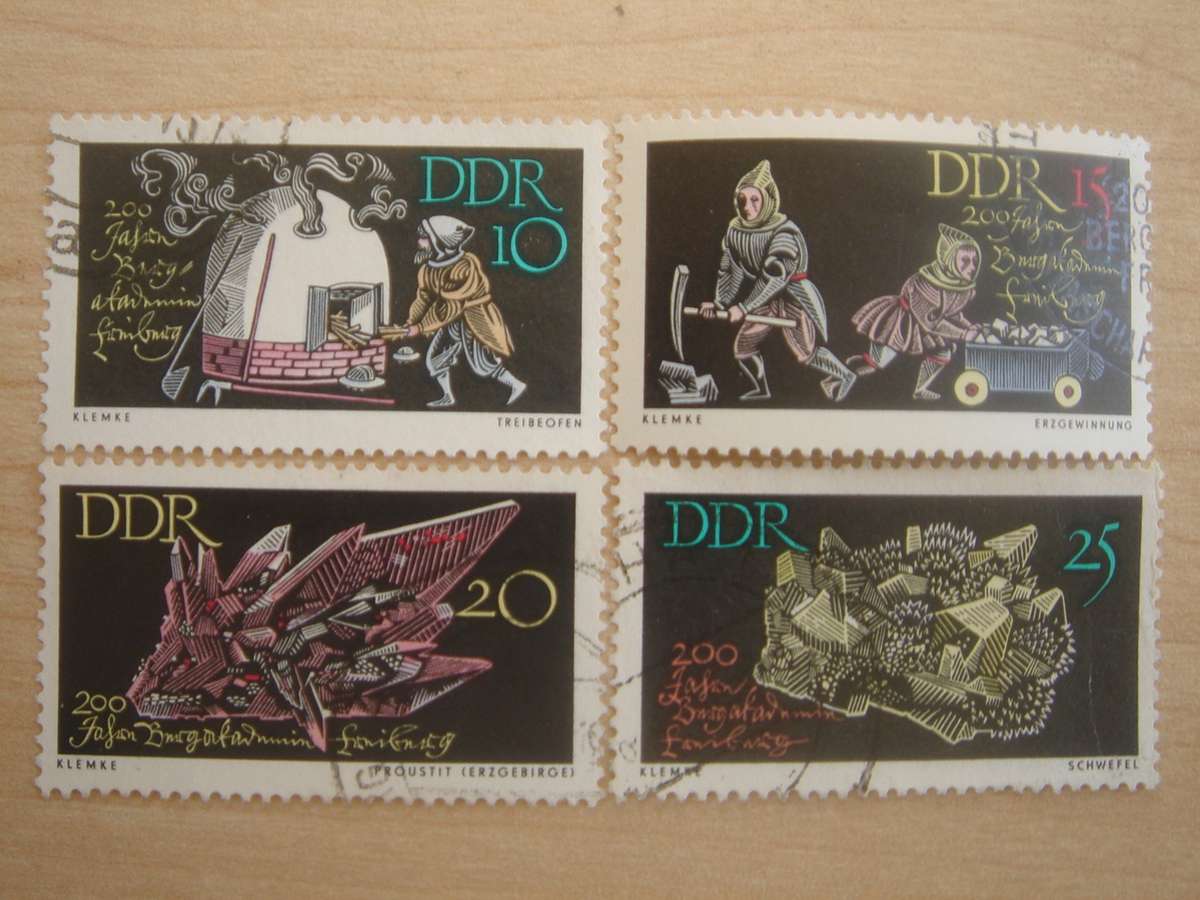 1965 DDR MiNr 1142-1145 used, stamped