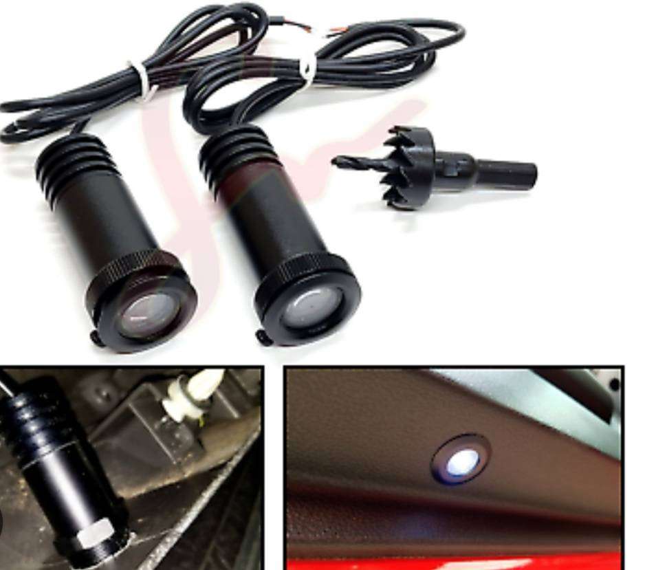 Wiring Drilling Ghost Shadow Door Led Logo Lights BMW - Local Stock!!