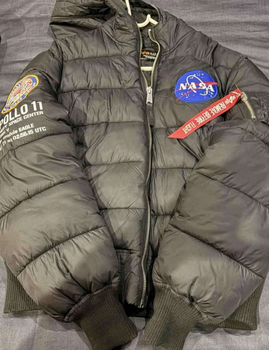 Original Alpha Industries Apollo 11 Bomber Jacket -Size Large