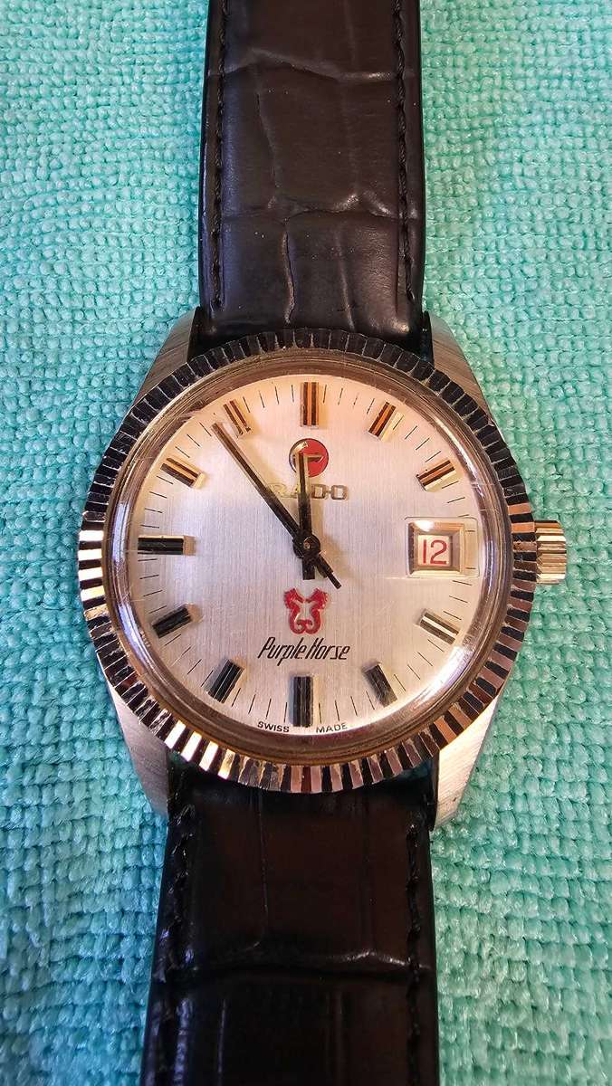 1970s Rado Purple Horse Automatic