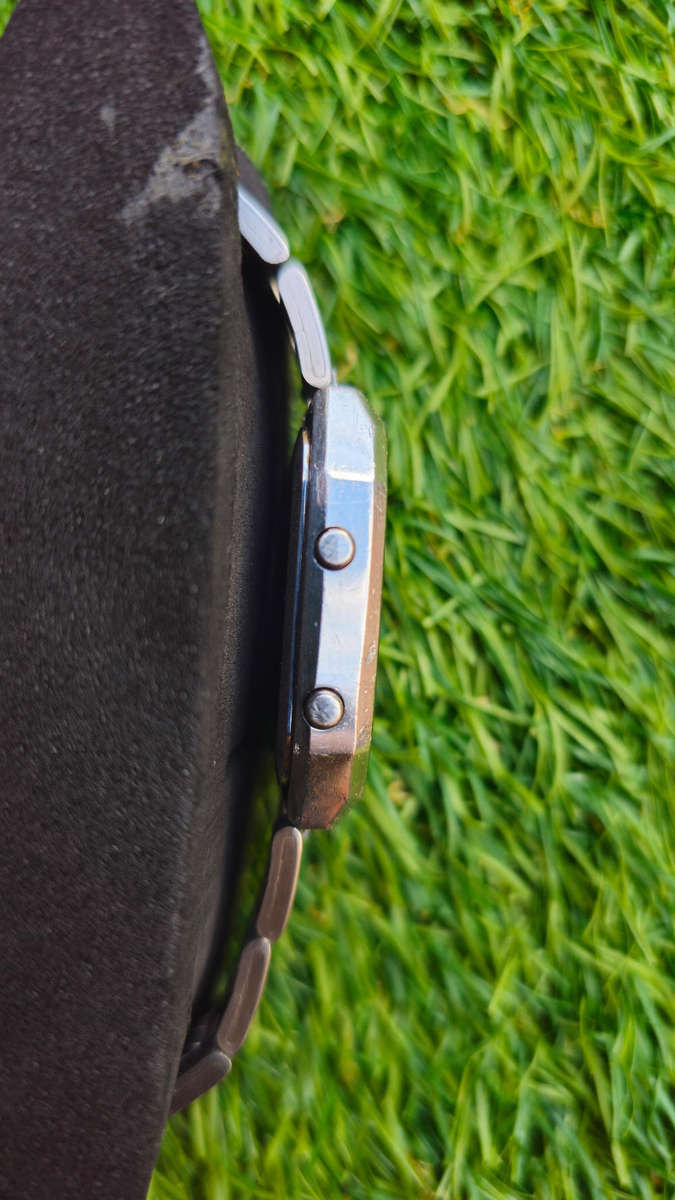 Very Rare Vintage 80s Seiko Watch H357-5070 LCD Digital Watch - 1980's Bond Style - No Box or Papers